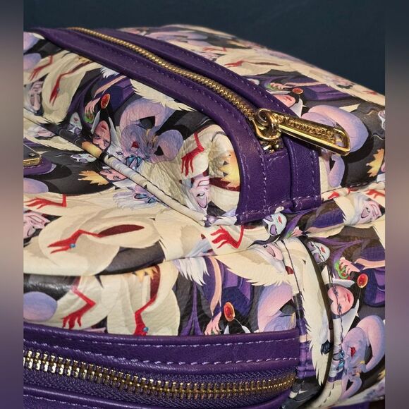 Loungefly Disney Parks Pastel Villains AOP Backpack and Wallet Set main image 13
